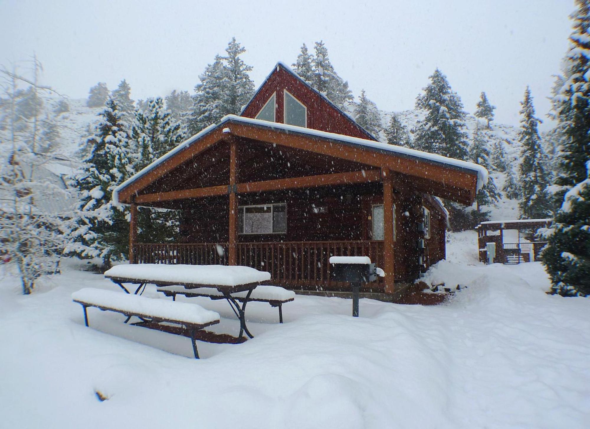 Cabin 28 Almont Bagian luar foto